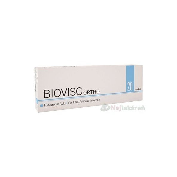 BIOVISC ORTHO 1% viskoelastický roztok na kĺby 2 ml