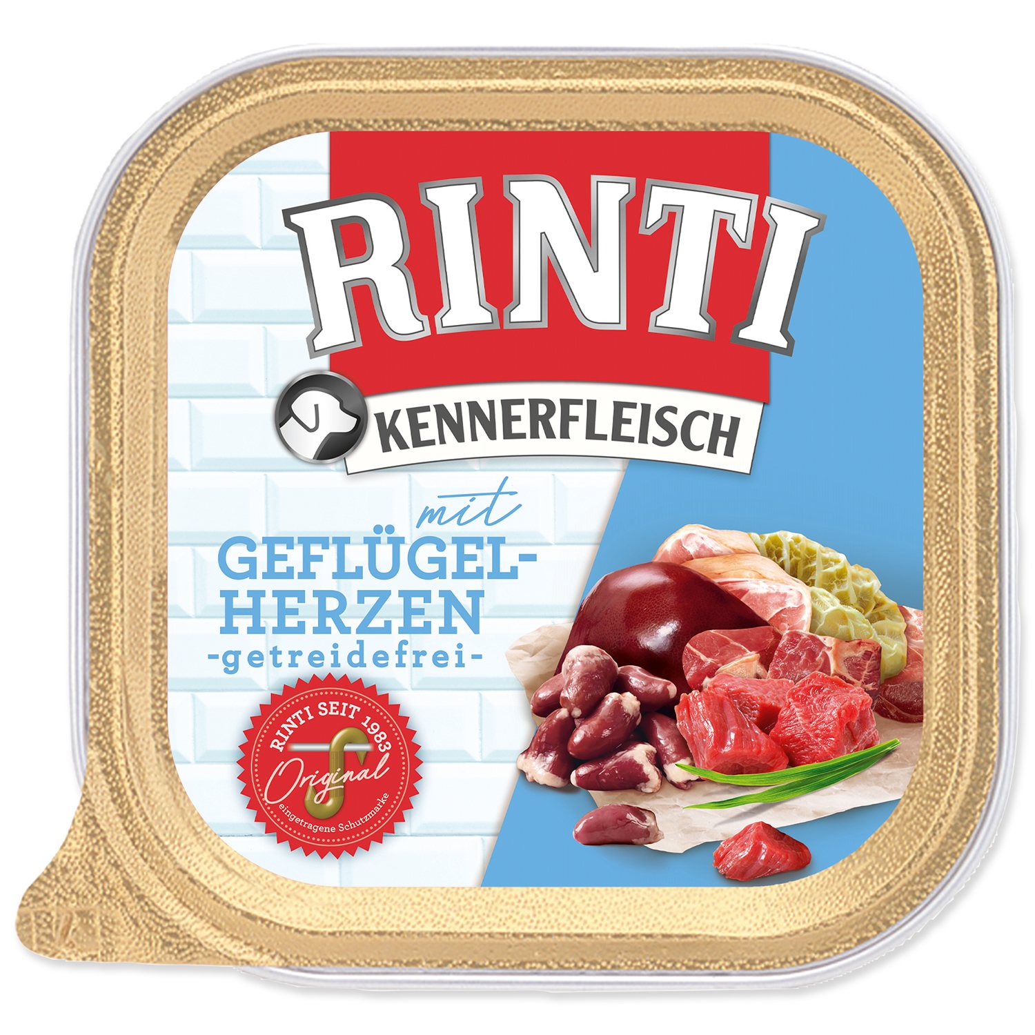 Rinti Kennerfleisch Adult vanička hydinové srdce 9 x 300 g