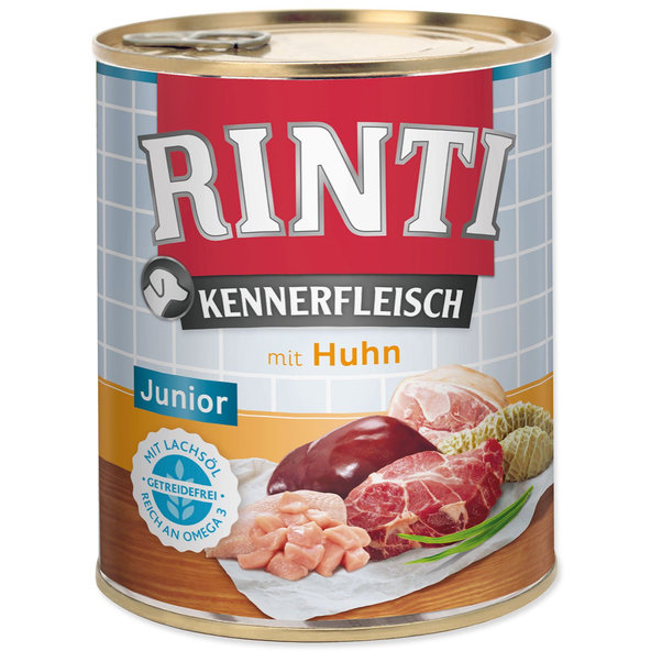 Rinti Kennerfleisch Junior konzerva kura 12 x 800 g