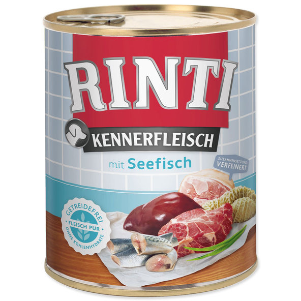 Rinti Kennerfleisch Adult konzerva morská ryba 12 x 800 g