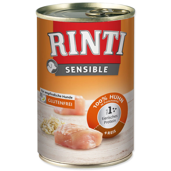 Rinti Sensible Adult konzerva kura a ryža 12 x 400 g