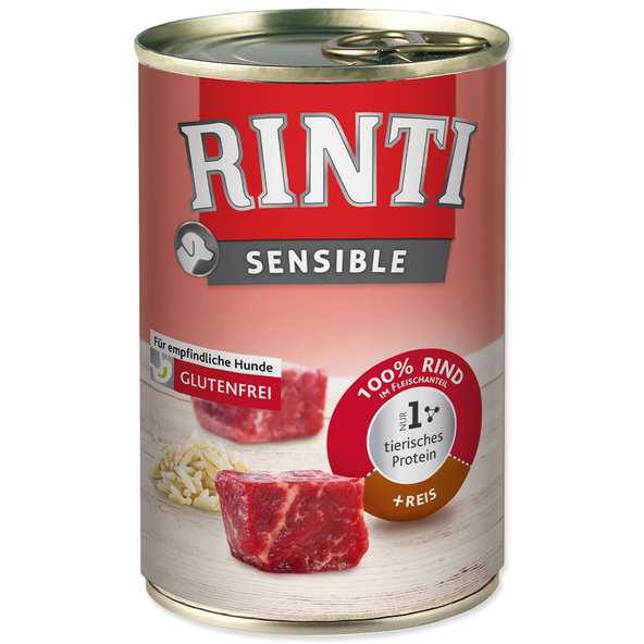 Rinti Sensible Adult konzerva hovädzie a ryža 12 x 400 g