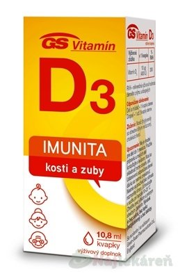 E-shop GS Vitamin D3, 10,8ml