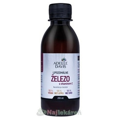 Adelle Davis Lipozomálne ŽELEZO s vitamínom C 200 ml