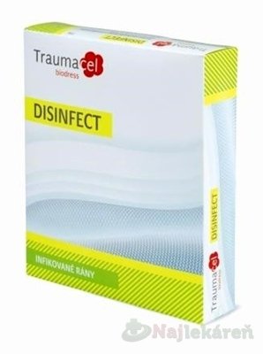 E-shop Traumacel Biodress DISINFECT vstrebateľné krytie na rany (10x10cm) 5ks