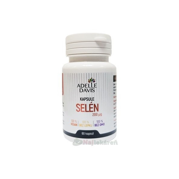 Adelle Davis SELÉN 200 mcg 60 kapsúl