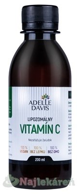 E-shop ADELLE DAVIS Lipozomálny VITAMÍN C tekutý 200 ml