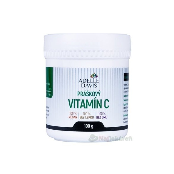 ADELLE DAVIS Práškový VITAMÍN C 100 g