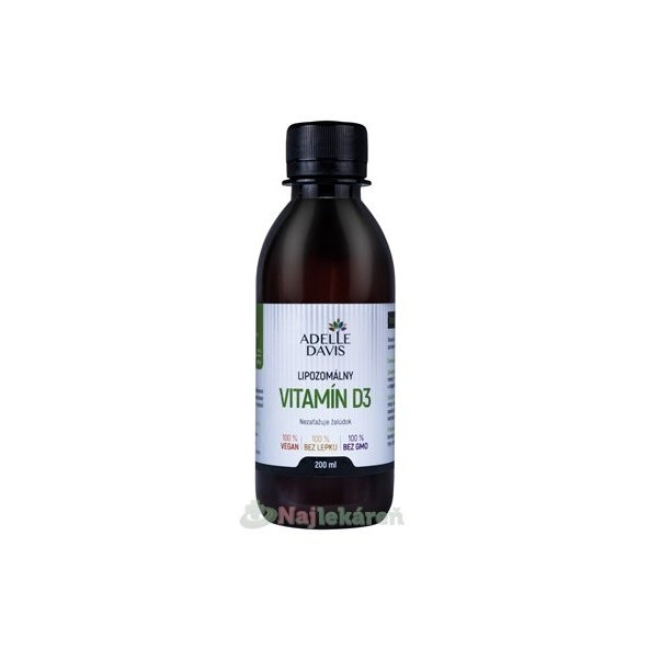ADELLE DAVIS Lipozomálny VITAMÍN D3 200 ml