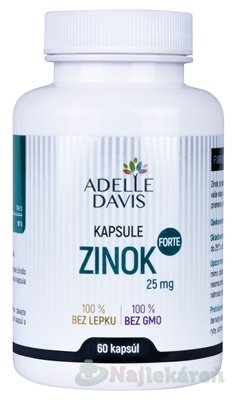 E-shop ADELLE DAVIS ZINOK Forte 25 mg 60 kapsúl