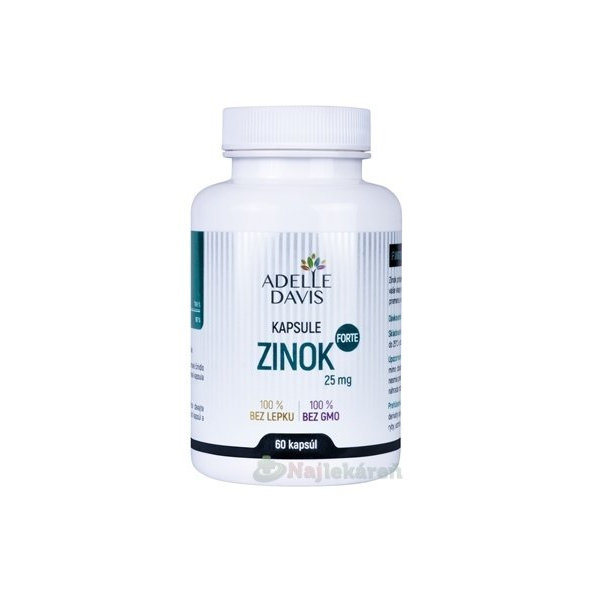 ADELLE DAVIS ZINOK Forte 25 mg 60 kapsúl