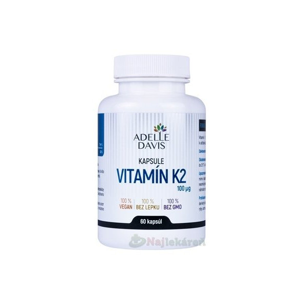 ADELLE DAVIS VITAMÍN K2 100 mcg 60 kapsúl