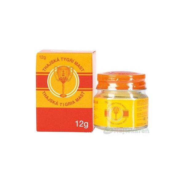 Thajská tigria masť GOLDEN CUP BALM na bolesť 12 g