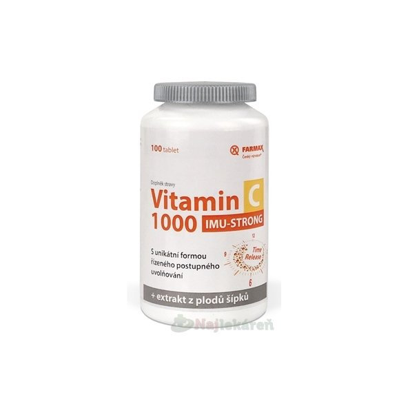 FARMAX Vitamín C 1000 IMU-STRONG, 100ks