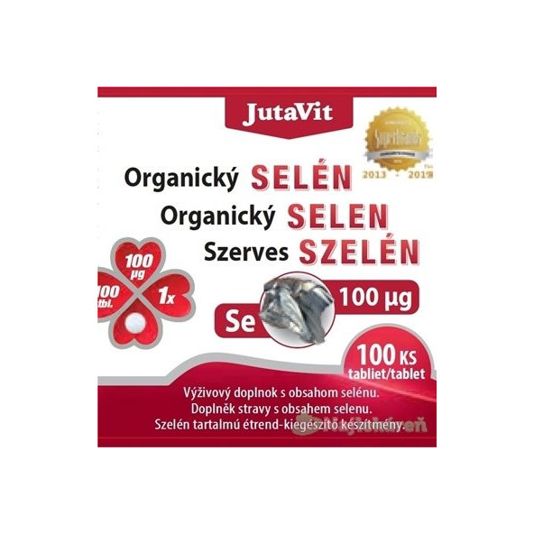 JutaVit Organický Selén 100 µg, 100ks