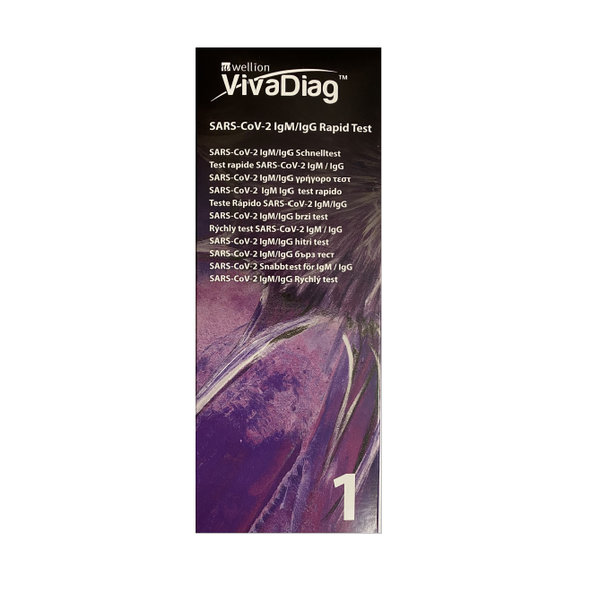 Wellion VivaDiag test na protilátky Covid-19 1ks - testovanie z krvi