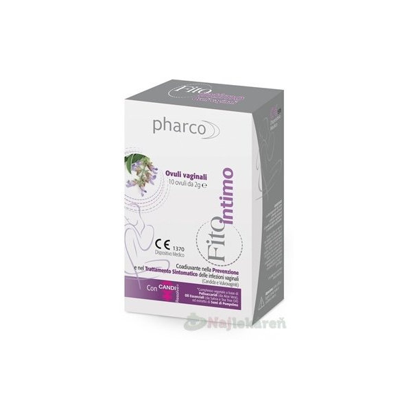 FITOINTIMO vaginálne čapíky, 10 ks
