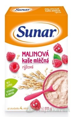 E-shop Sunar MALINOVÁ kaša mliečna ryžová 225g