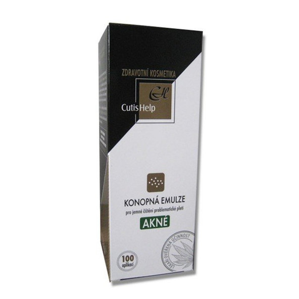 Cutishelp konopná emulzia Akné 100 ml