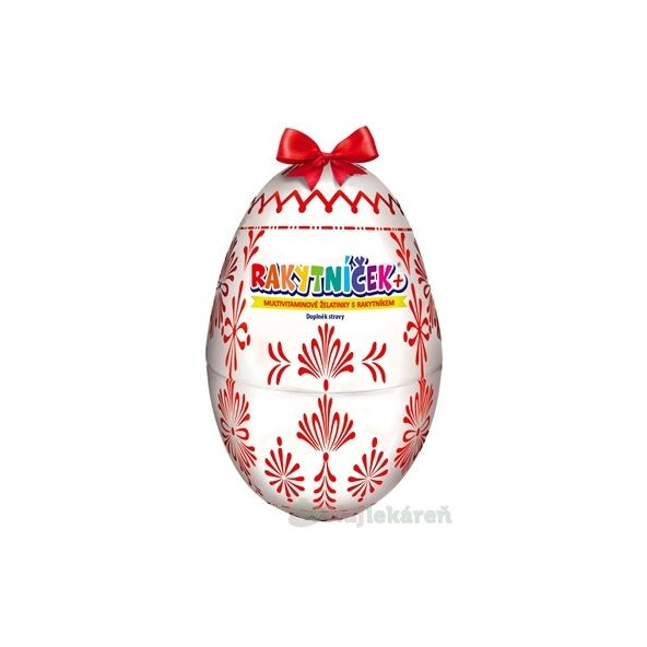 TEREZIA RAKYTNÍČEK+ želatínky, veľkonočné vajce - biele, 50ks