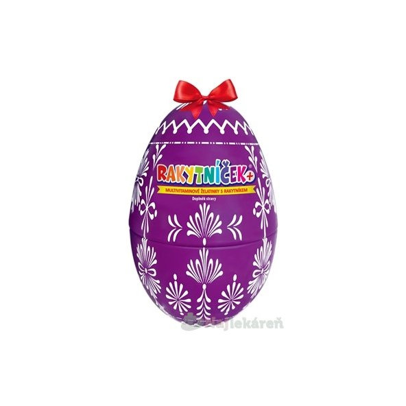 TEREZIA RAKYTNÍČEK+ želatínky, veľkonočné vajce - fialové, 50ks