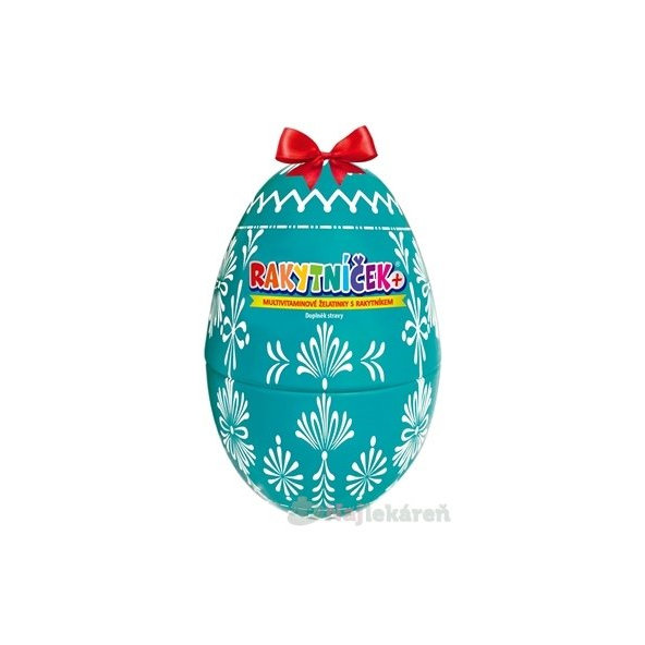 TEREZIA RAKYTNÍČEK+ želatínky, veľkonočné vajce - tyrkysové, 50ks