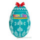 TEREZIA RAKYTNÍČEK+ želatínky, veľkonočné vajce - tyrkysové, 50ks