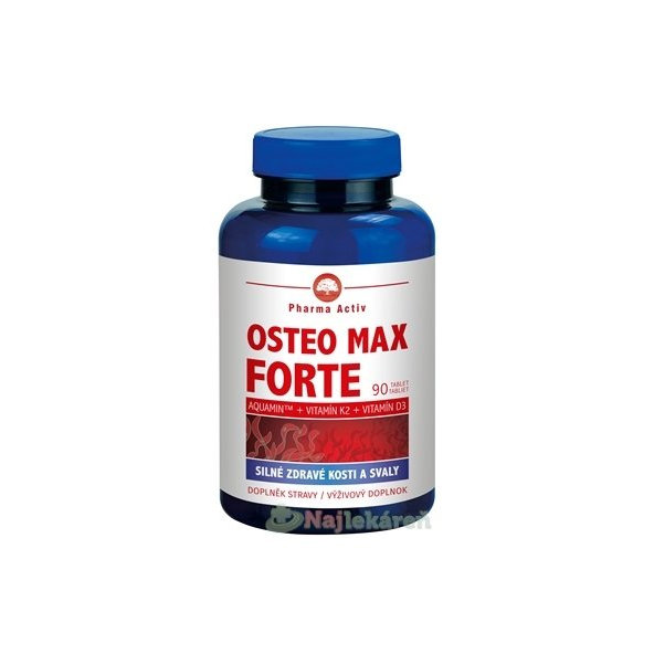 Pharma Activ OSTEO MAX FORTE na kosti a svaly 90 tabliet