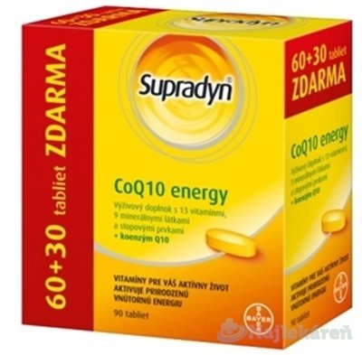 E-shop Supradyn CoQ10 Energy, 60+30 zdarma (90 ks)