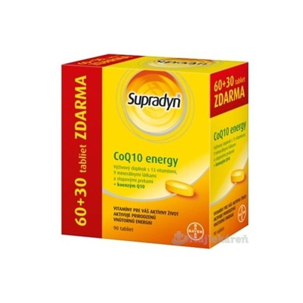 Supradyn CoQ10 Energy, 60+30 zdarma (90 ks)
