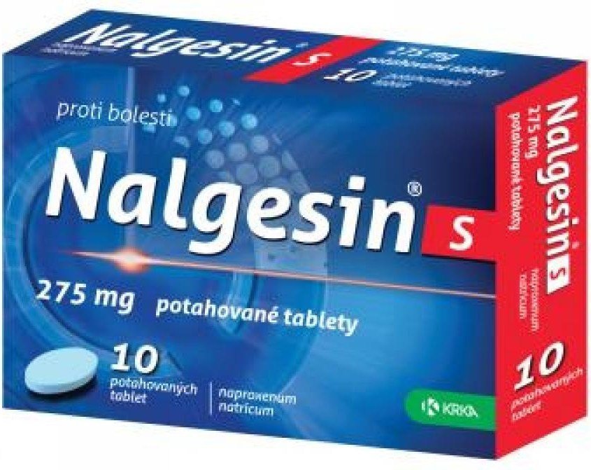 E-shop Nalgesin S na zmiernenie bolesti 10 tbl