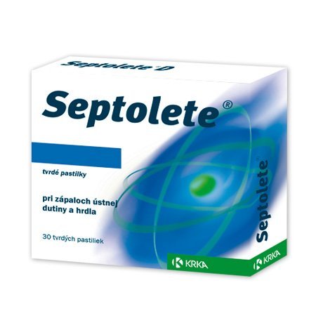 E-shop Septolete tvrdé pastilky 30 pastiliek