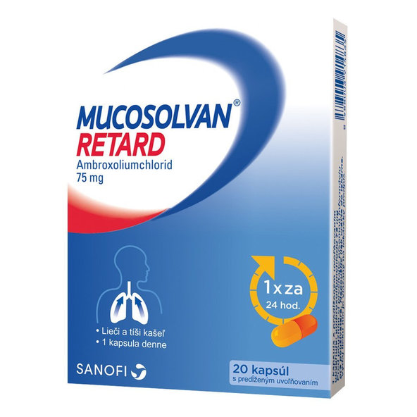 Mucosolvan retard 75 mg 20 kapsúl