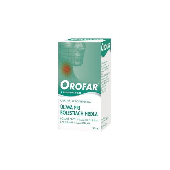 OROFAR na bolesť hrdla 30 ml
