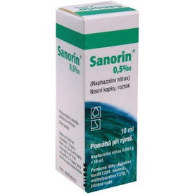 SANORIN 0,5% proti nádche 10 ml