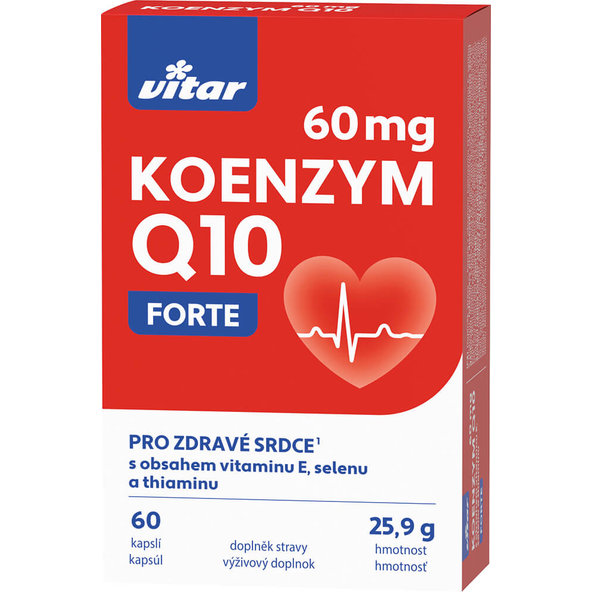 VITAR Koenzym Q10 Forte 60 mg 60 kapsúl
