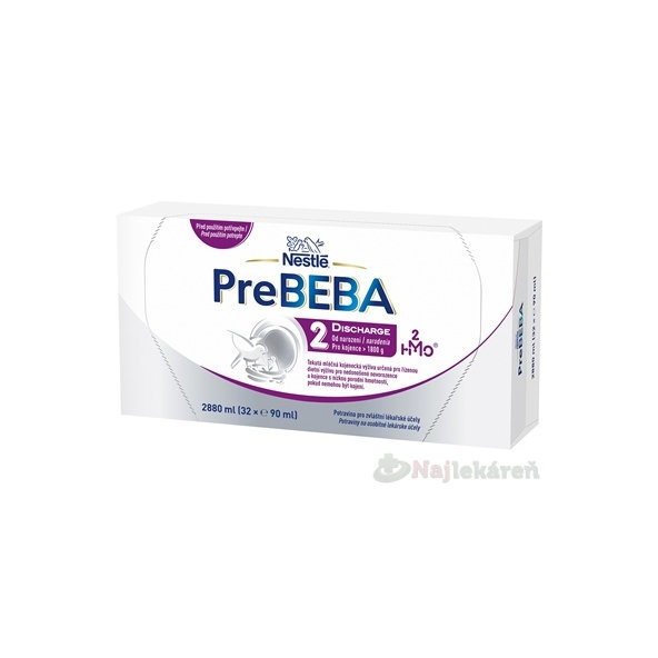 PreBEBA 2 DISCHARGE mliečna dojčenská výživa 32x90ml