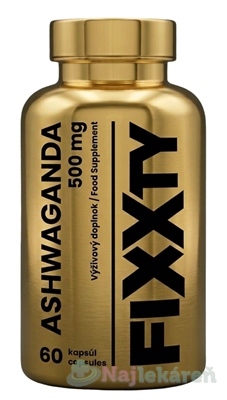 Fixxty Ashwagandha 500 mg 60 kapsúl