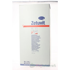 ZETUVIT kompres nasiakavý sterilný 10x20 cm 25 ks