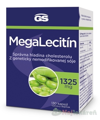 GS MegaLecitín 1325 mg 130 kapsúl
