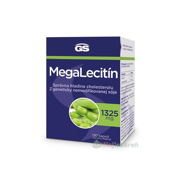 GS MegaLecitín 1325 mg 130 kapsúl