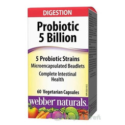 Webber Naturals Probiotic 5 miliárd 60 kapsúl