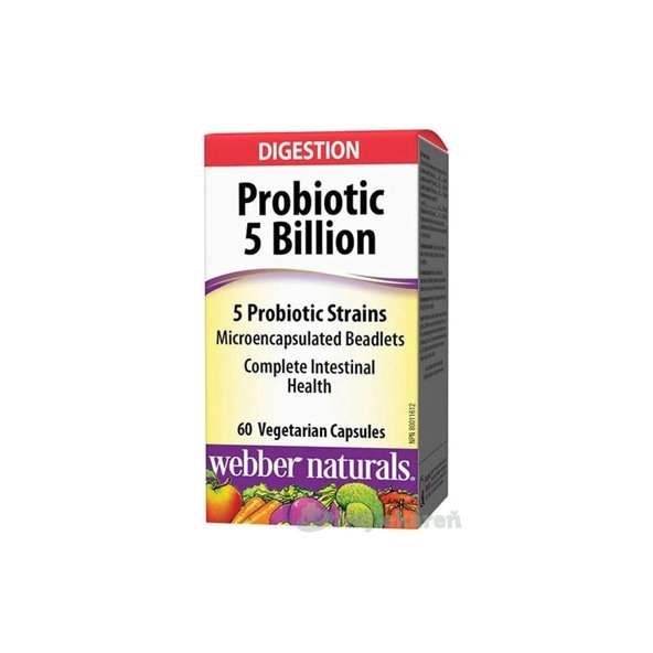 Webber Naturals Probiotic 5 miliárd 60 kapsúl