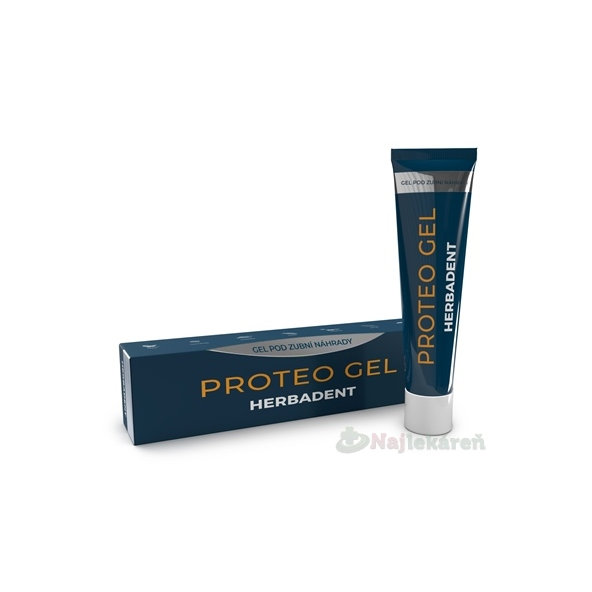 HERBADENT PROTEO GEL pod zubné náhrady 40g