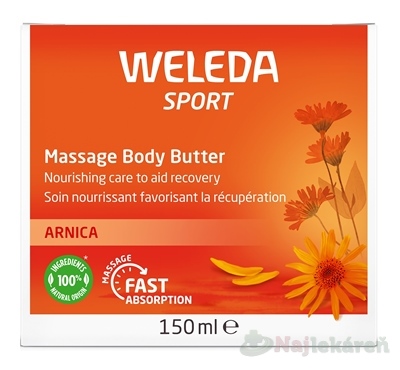 WELEDA Sport Arnikové masážne telové maslo 150 ml kúpite na Najlekaren.eu