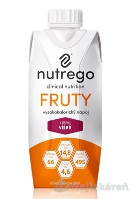 E-shop Nutrego FRUTY s príchuťou višňa, 330ml