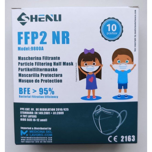 Detský respirátor FFP2 NR 10ks