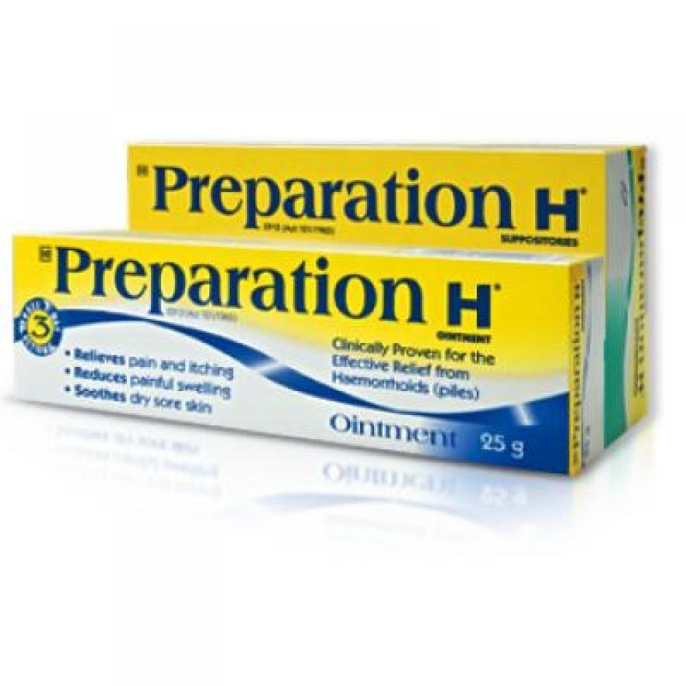 E-shop Preparation H masť proti hemoroidom 25 g