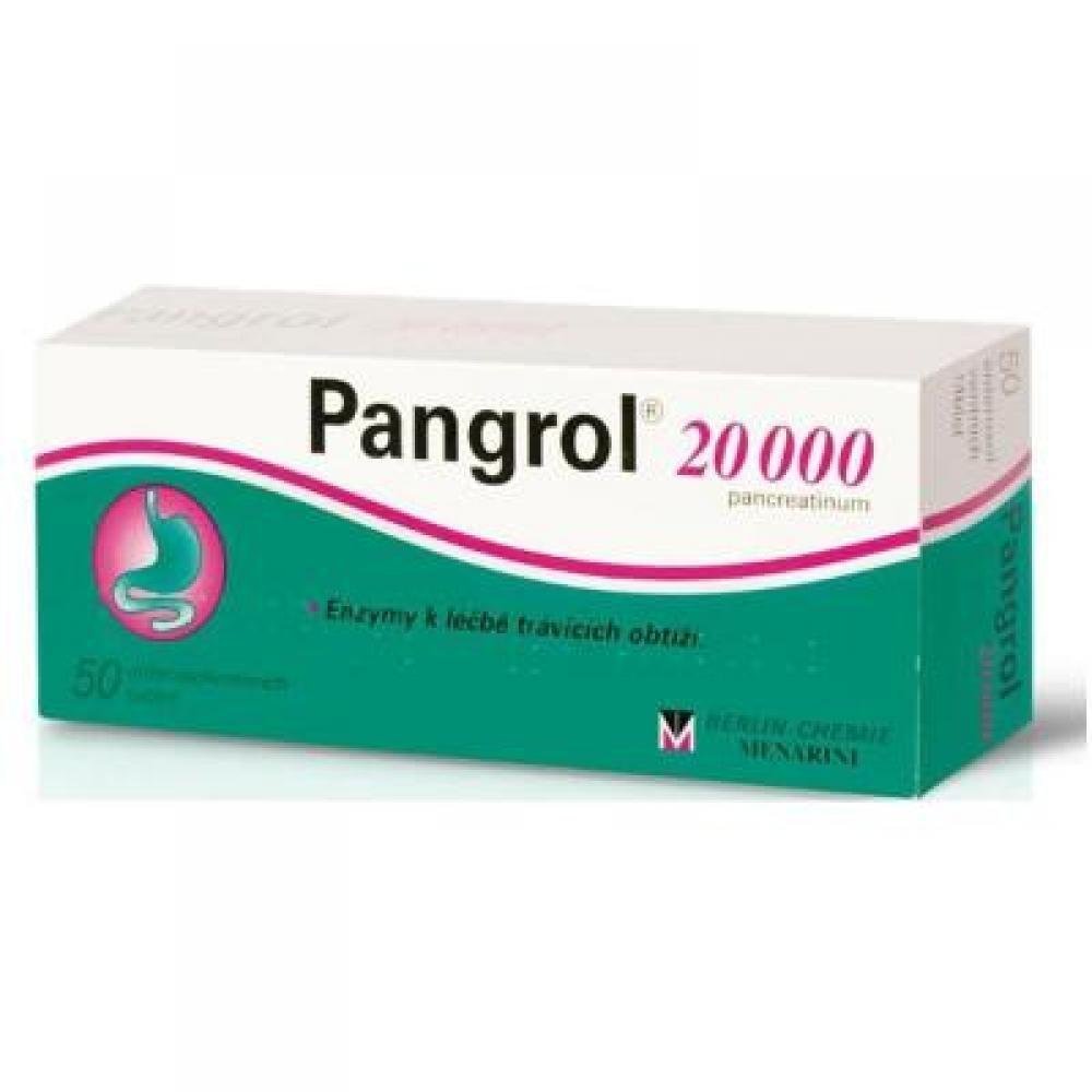 E-shop Pangrol 20000 na tráviace problémy 50 tbl