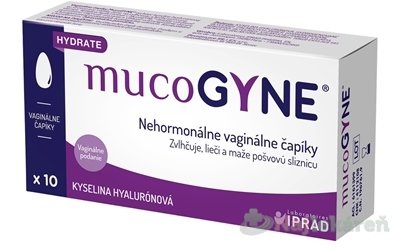 E-shop mucoGYNE, vaginálne čapíky, 10ks